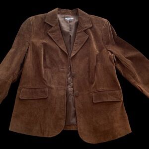 Brown Suede Blazer